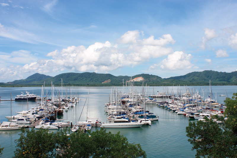 Yacht Haven: Grand stopover on a yacht charter in Phuket