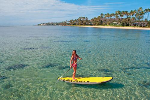 Women on Stand-Up Paddle (SUP) Boarding